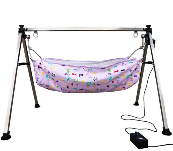 Semi Foldable Automatic Baby Cradle