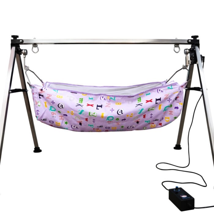Semi Foldable Automatic Baby Cradle