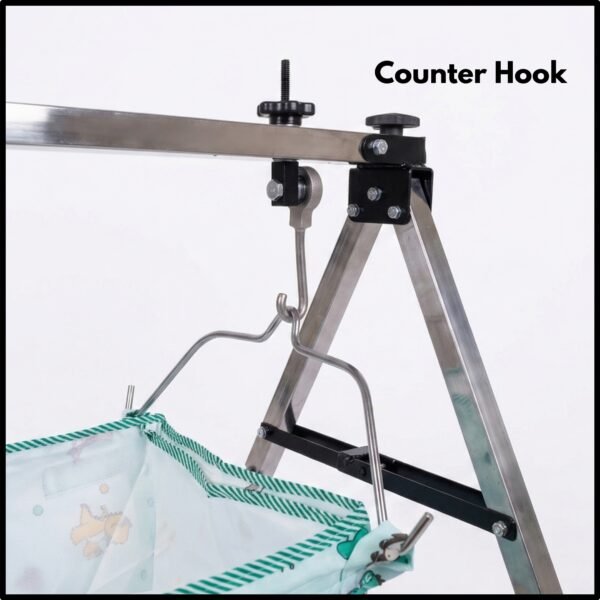 Semi Foldable Automatic Baby Cradle