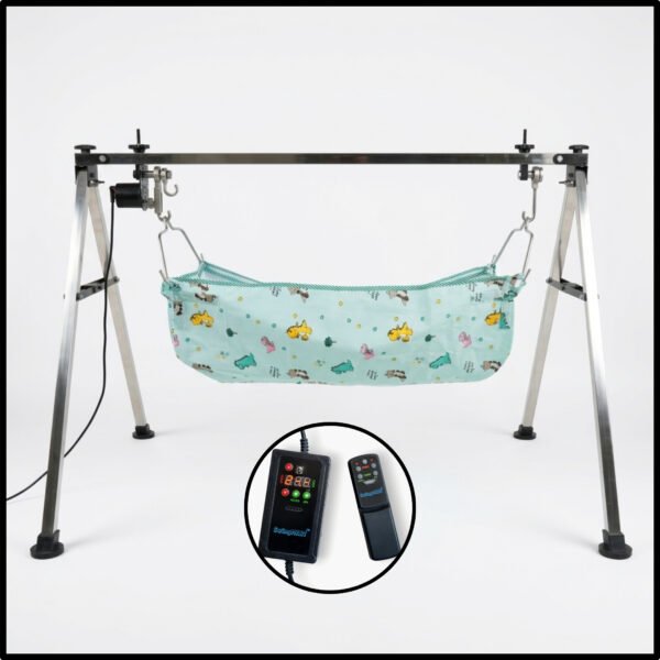 Remote Controlled Automatic Baby Cradle Kit for Manual Cradles with Auto-off Timer (Cradle not Included)